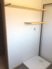 洗面脱衣室施工後