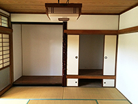 和室施工前
