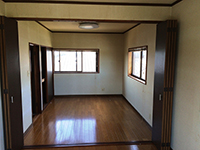 寝室4施工前